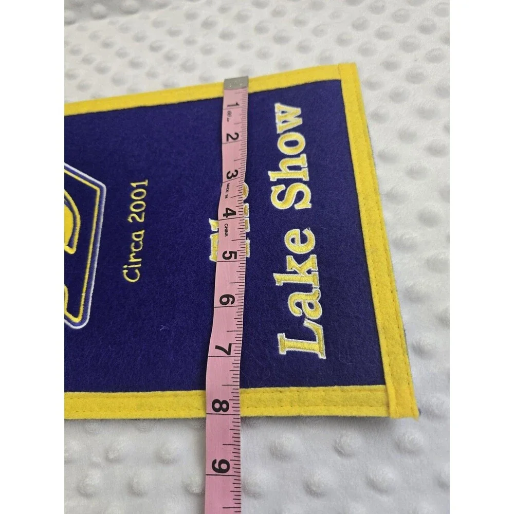 Los Angeles Lakers NBA Winning Streak Embroidered Wool Heritage Wall Banner 2017